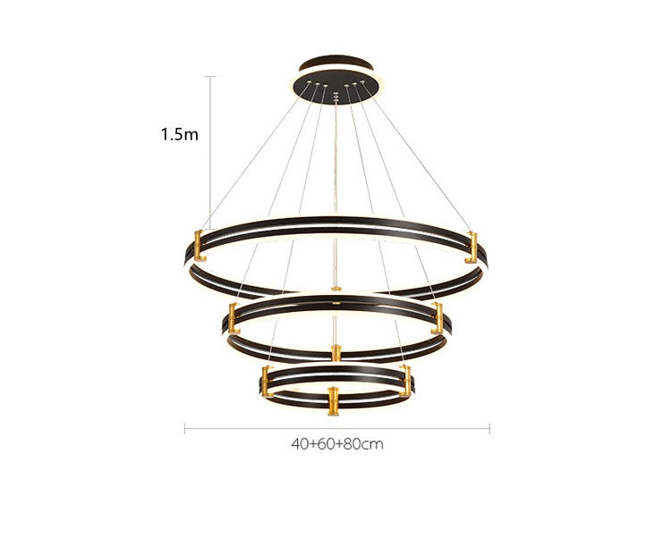 Galary Led Kroonluchter D40 x D60 x D80 CM