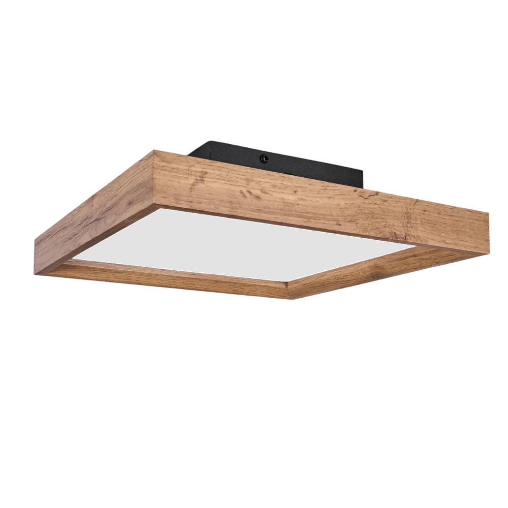 Long Hout Moderne Plafondlamp 30 CM