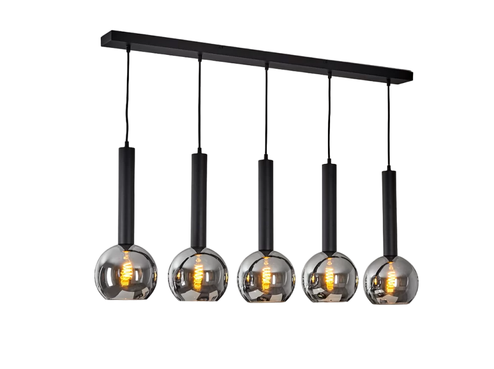 Mopa Moderne Glazen Hanglamp 5-lichtbronnen