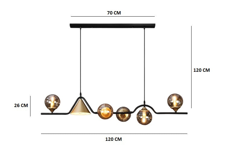 Varra Design Moderne Kroonluchter 120 CM