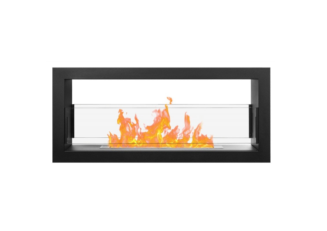 Dubbelzijdige Bio Ethanol Haard 90 x 40 CM Met Glas