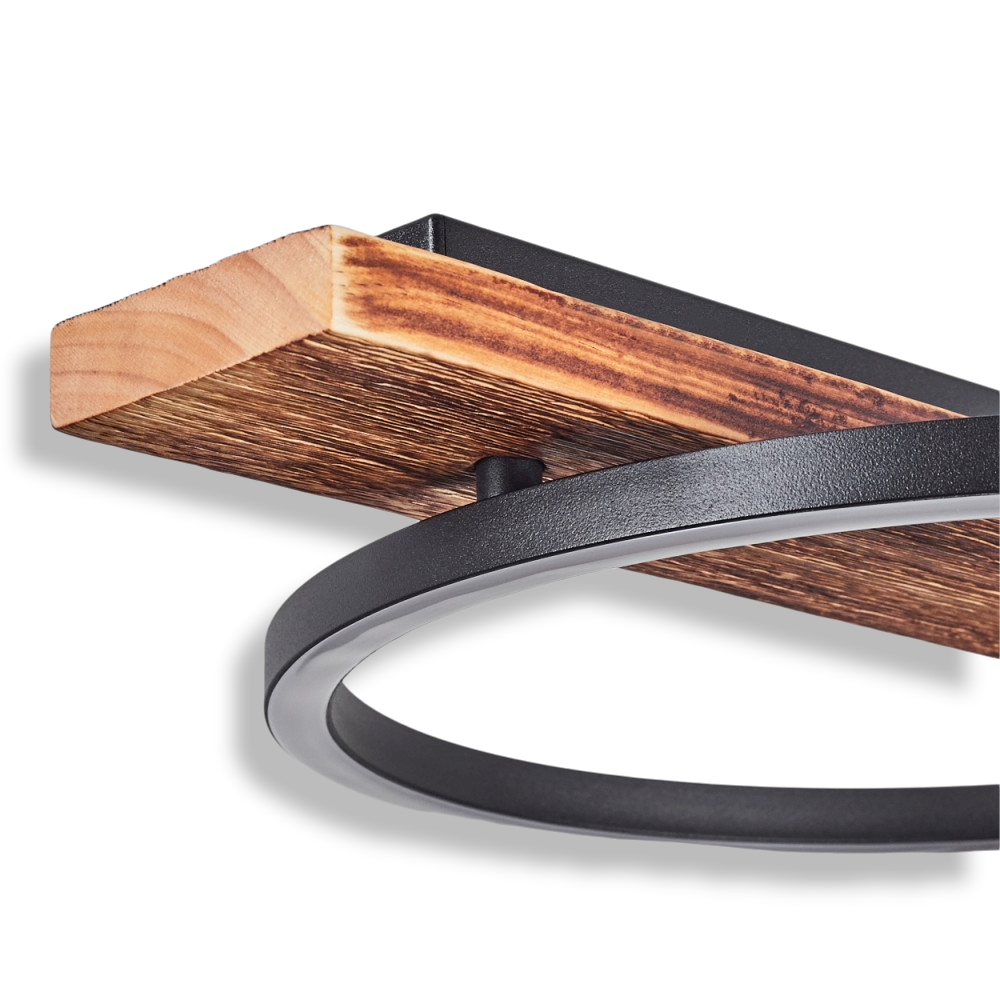 Bena 3 Led Hanglamp Donker Hout