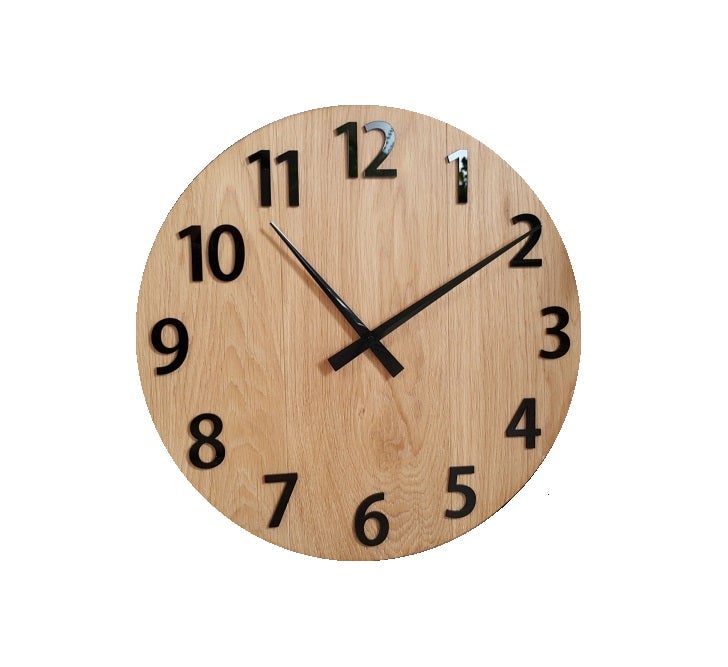 Amadeus Zwarte Wandklok 50 cm