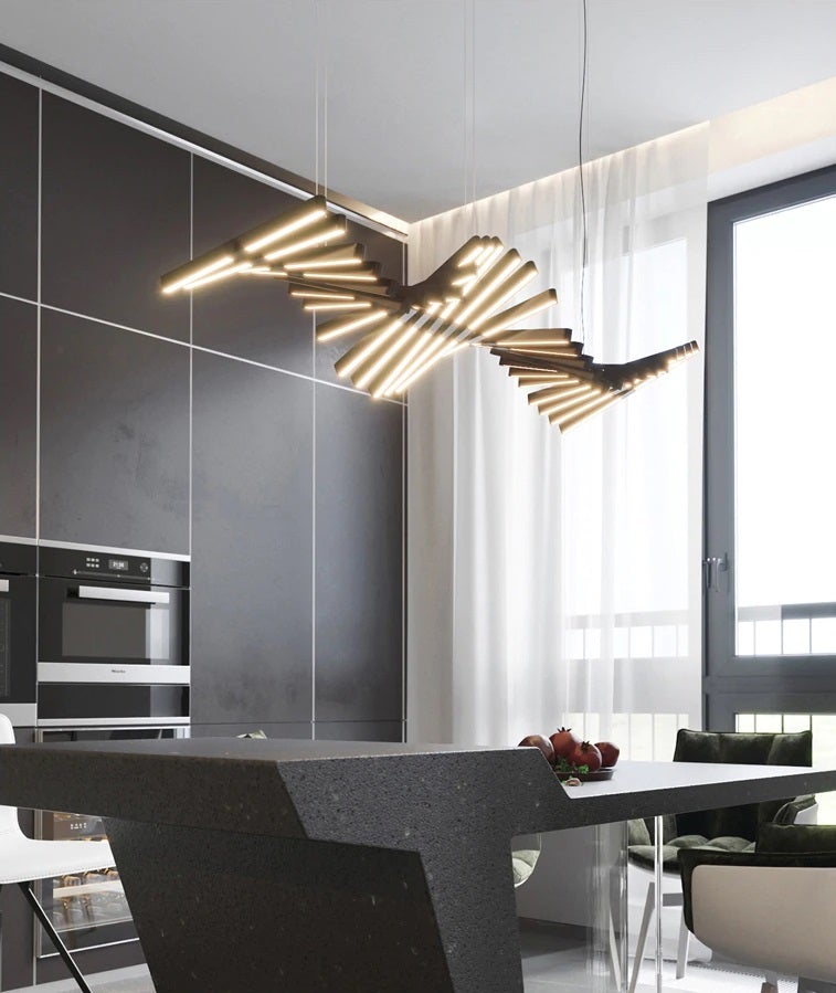 Rhythm Led Visgraat Hanglamp / Kroonluchter