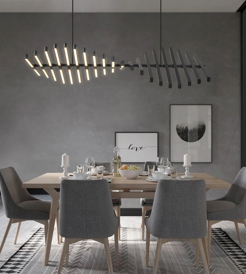 Rhythm Led Visgraat Hanglamp / Kroonluchter