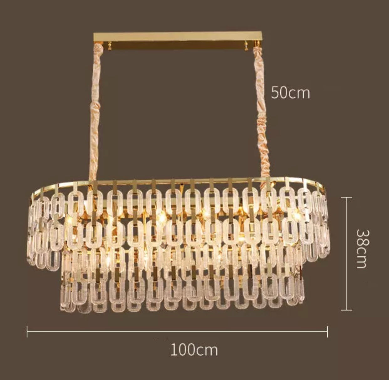 Decoratieve Ronde Kristallen kroonluchter