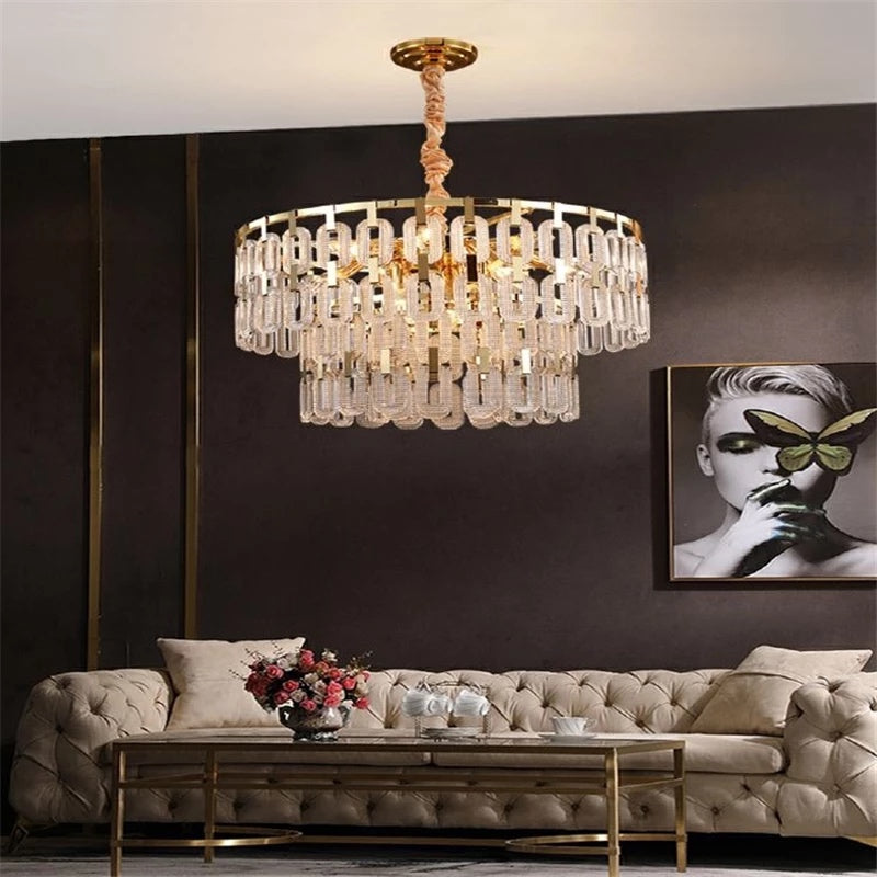 Decoratieve Ronde Kristallen kroonluchter