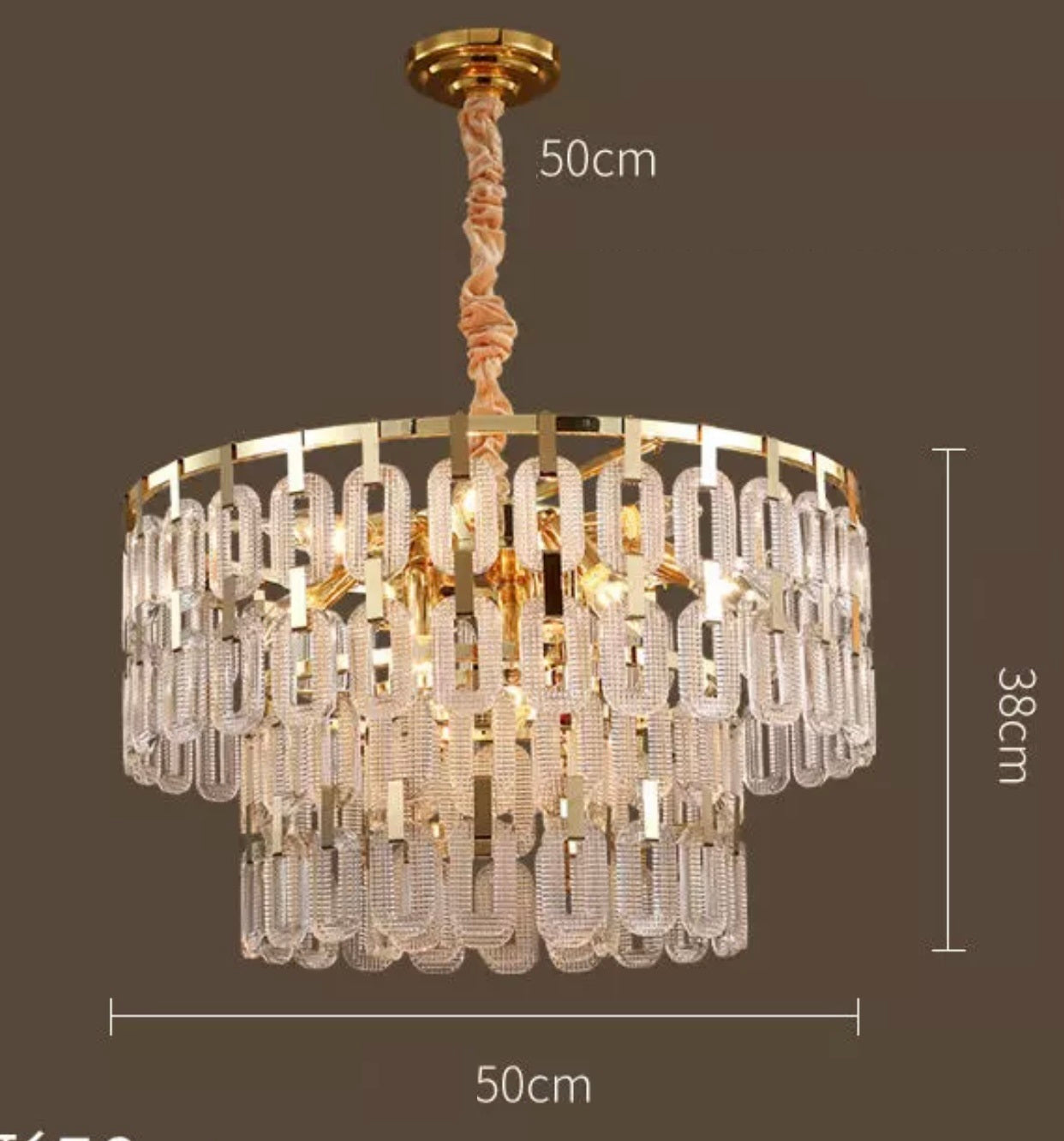 Decoratieve Ronde Kristallen kroonluchter