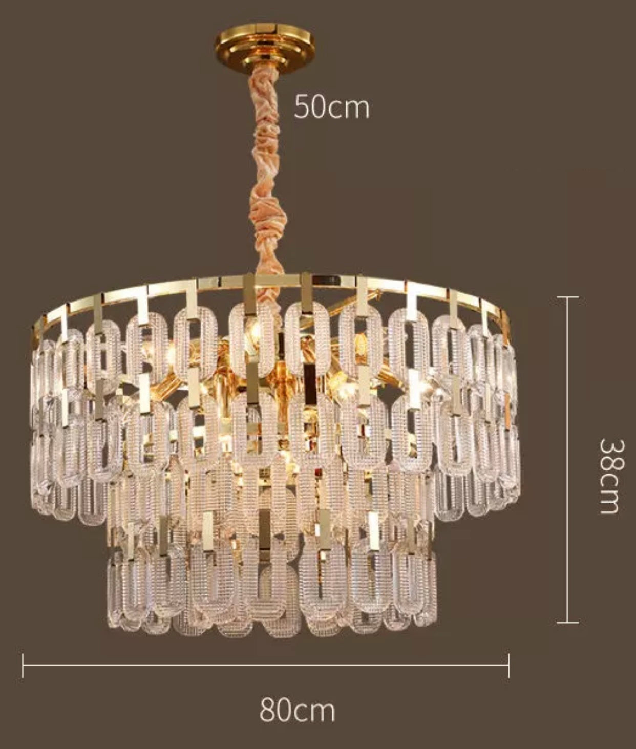 Decoratieve Ronde Kristallen kroonluchter