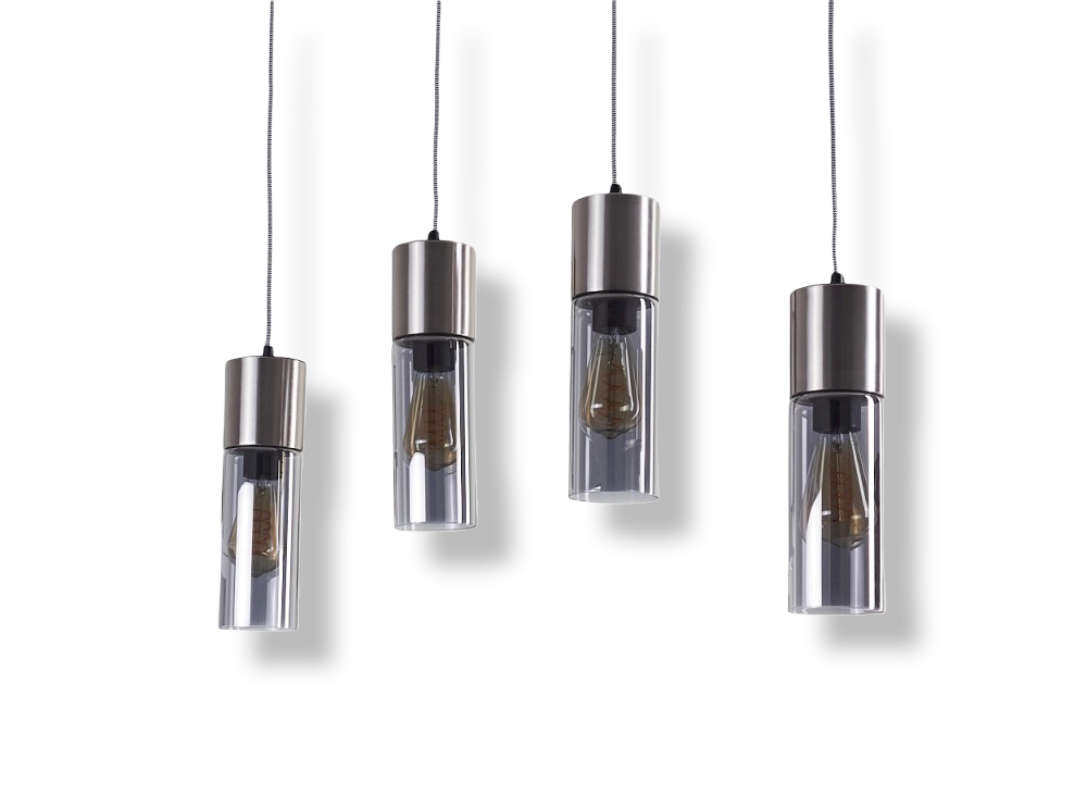 Deva Hanglamp Mat Nikkel 4-lichts