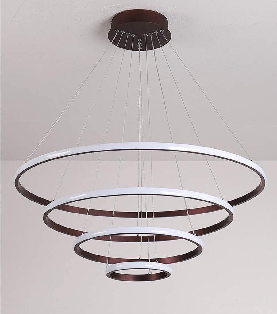 Elegante 4 Ringen Moderne Gouden LED Kroonluchter