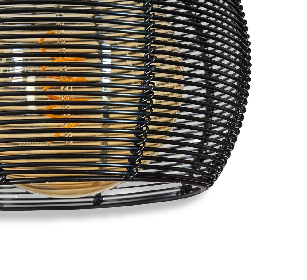 Espana Metalen Hanglamp Zwart, 3-lichts