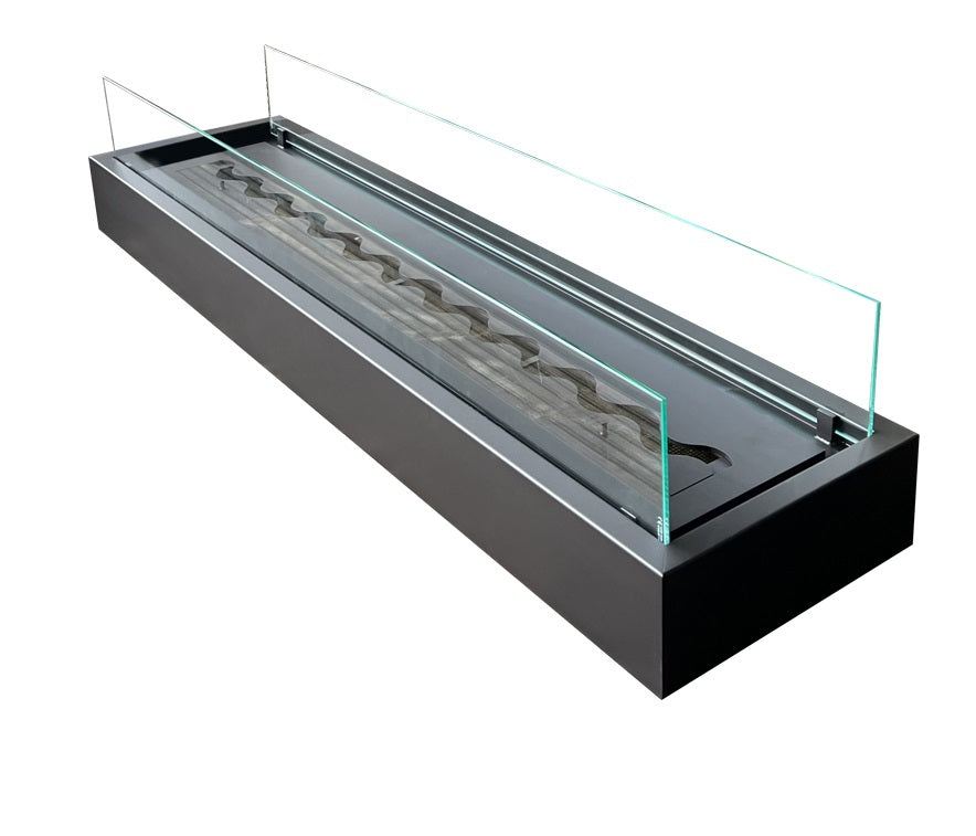 Fala Wave Bio-Ethanol Inzethaard Met Glas & Behuizing 500 MM - 2000 MM