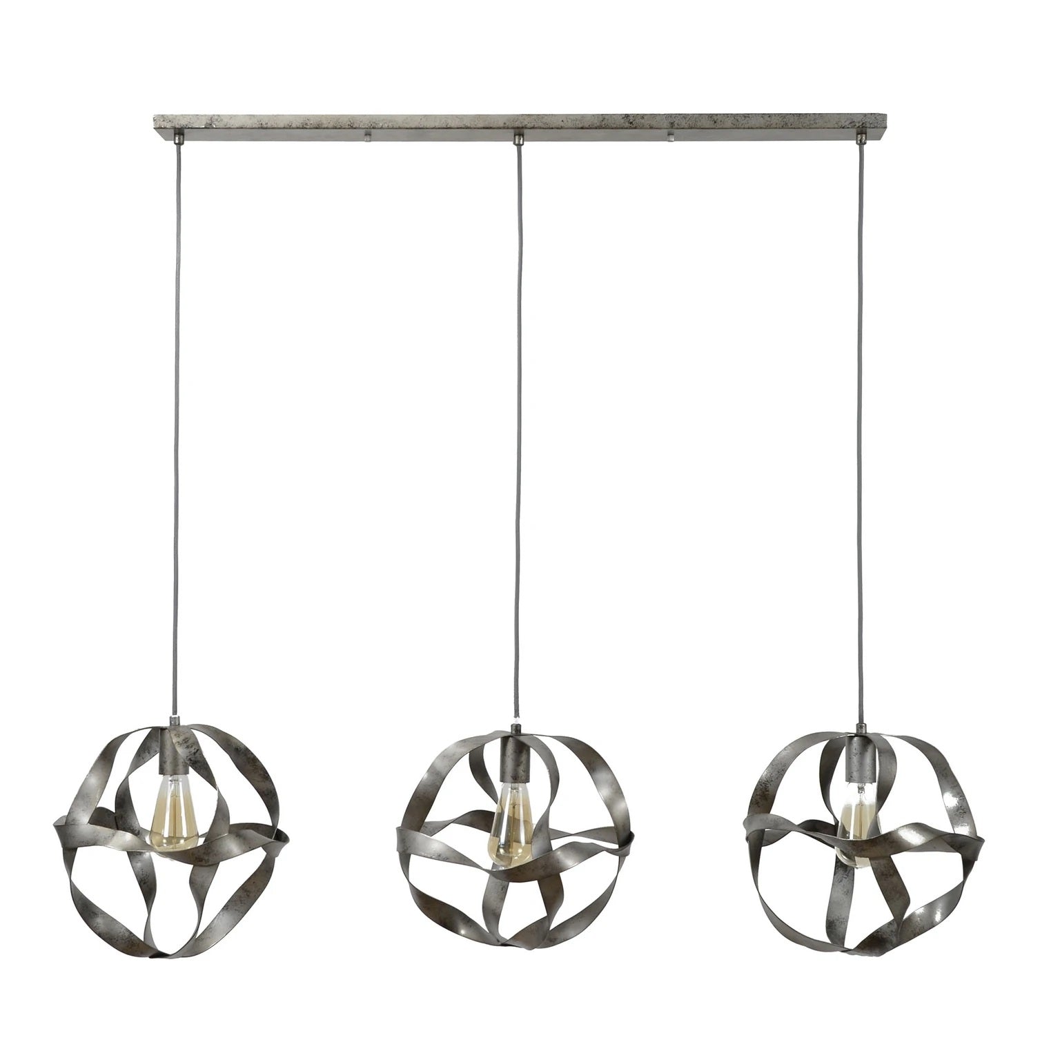 Industriële Aeda Hanglamp 3 Lichts