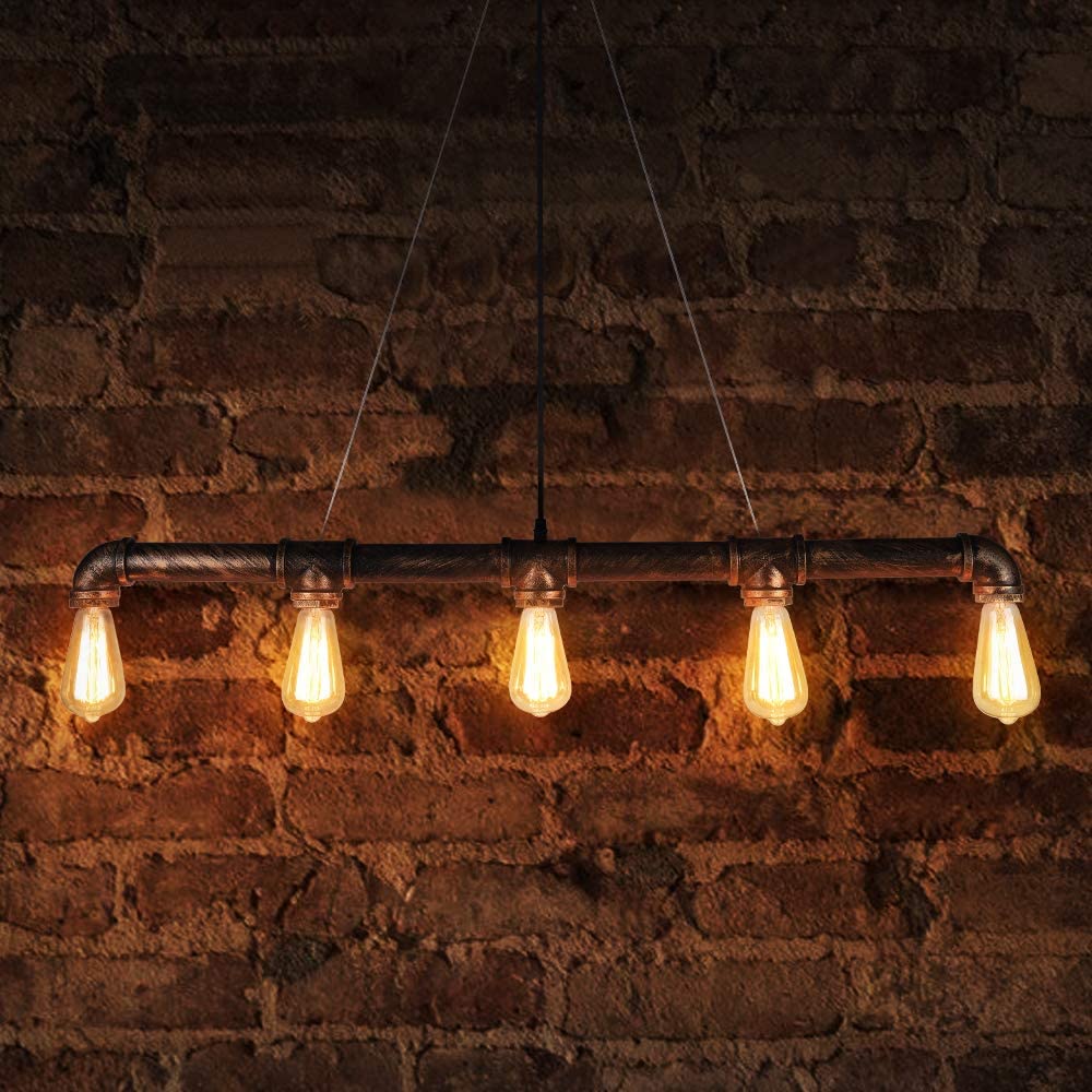 Industriële Blaca Metalen Hanglamp