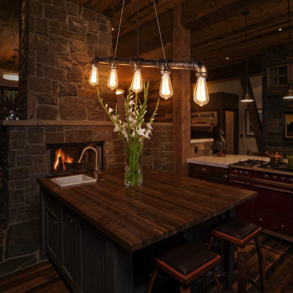 Industriële Blaca Metalen Hanglamp