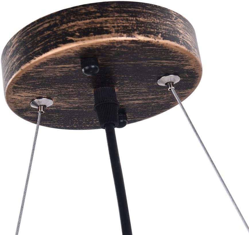 Industriële Blaca Metalen Hanglamp