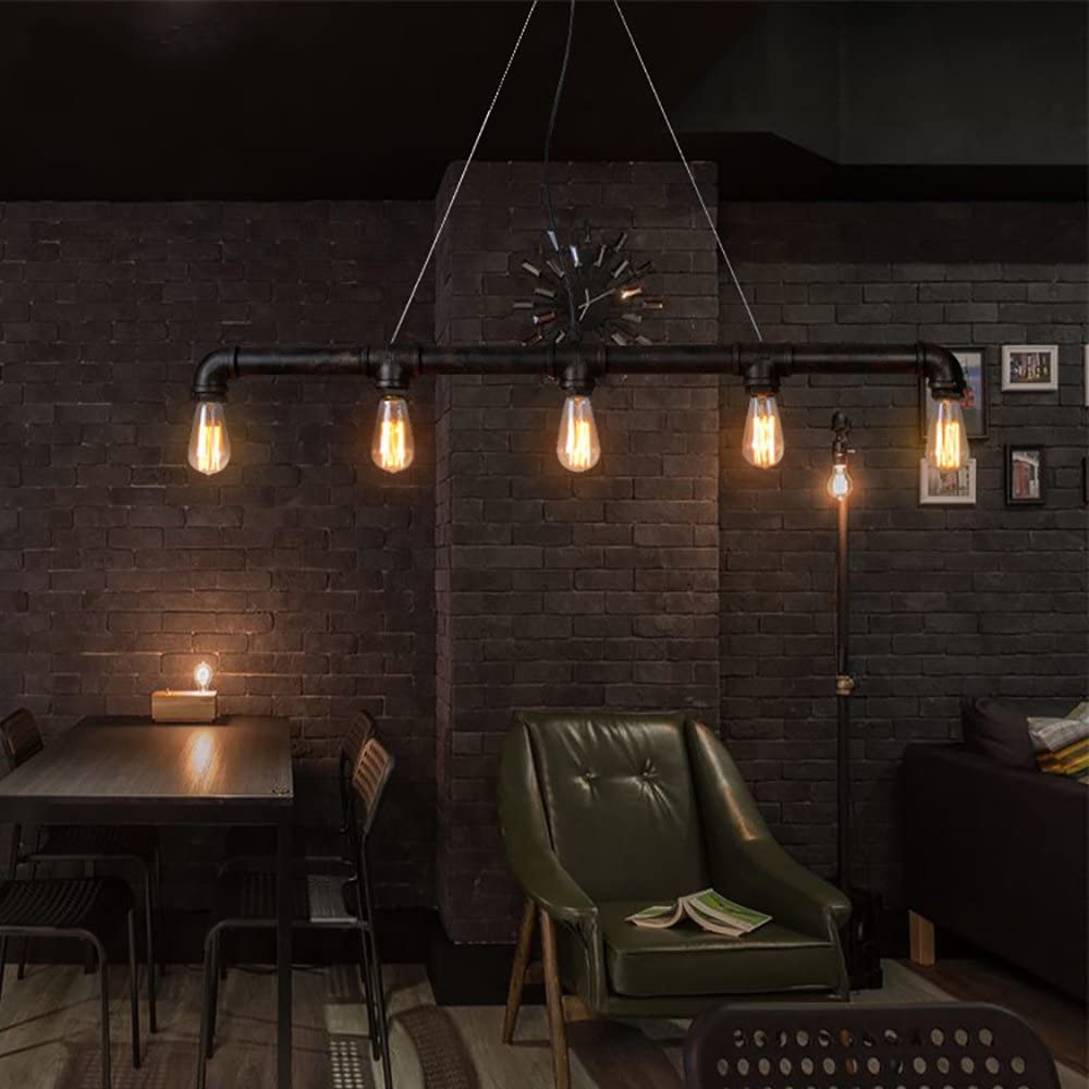 Industriële Blaca Metalen Hanglamp