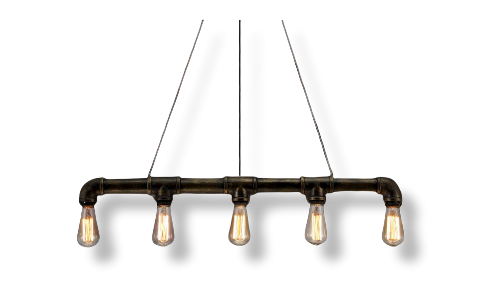 Industriële Blaca Metalen Hanglamp
