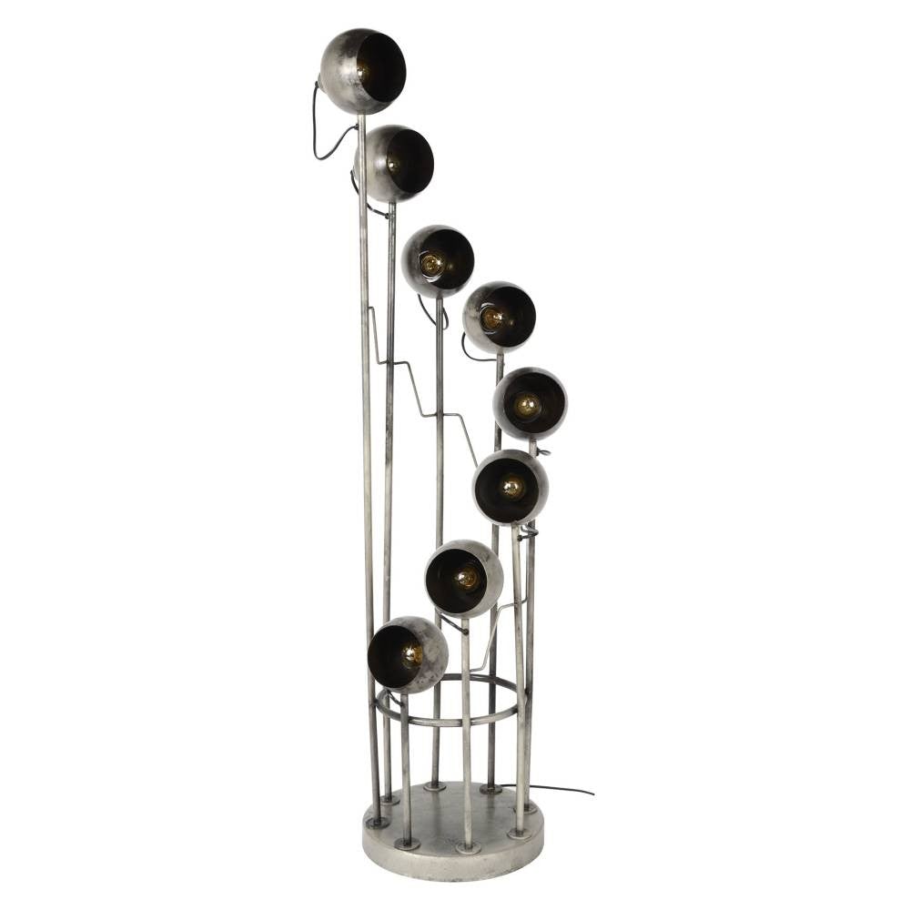 Vrawa Vloerlamp Antiek Zilver, 8 lichts