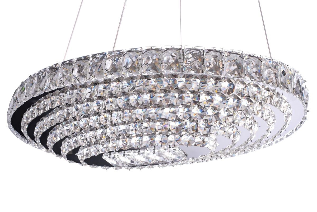 Prado Kristallen LED Kroonluchter Met Afstandsbediening