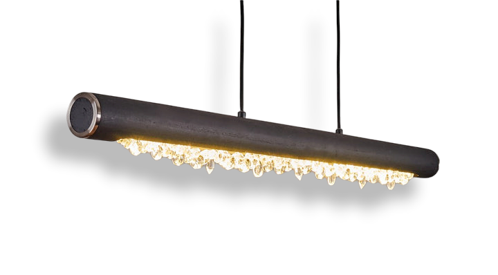 Reche Hanglamp LED Zwart 1-licht