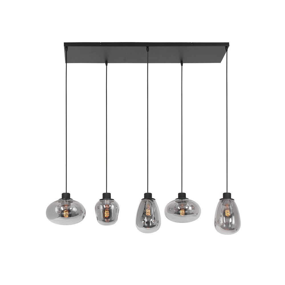 Reflex Hanglamp Zwart, 5-lichts