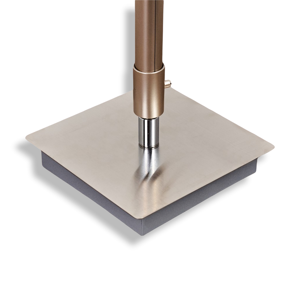 Strip Vloerlamp LED RVS 1-licht