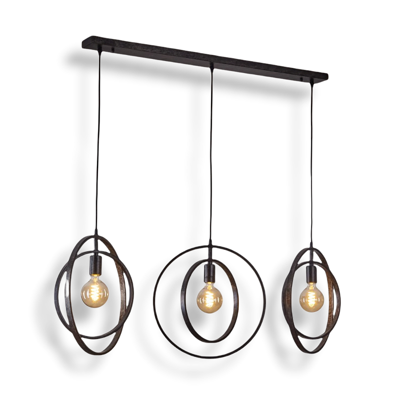 Temo Hanglamp Mat Nikkel 3-licht