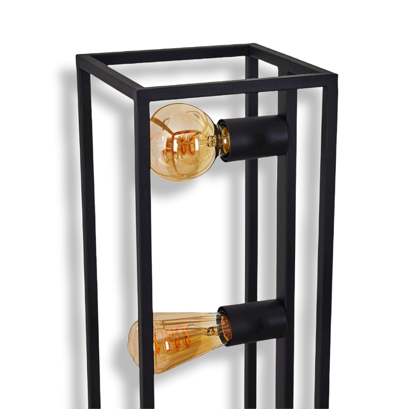 Wika Vloerlamp Zwart, 5 Lichts