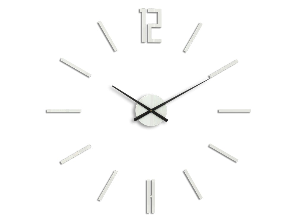 Carlo Witte 3D Wandklok 75 cm