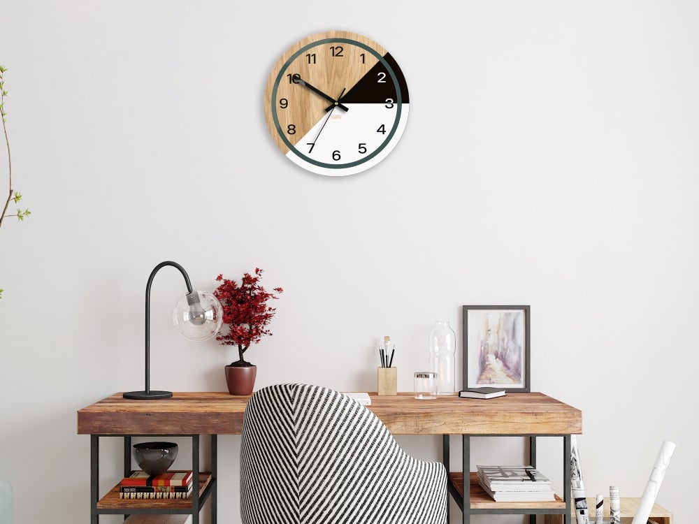 Lagos Houten Wandklok 33,5 cm
