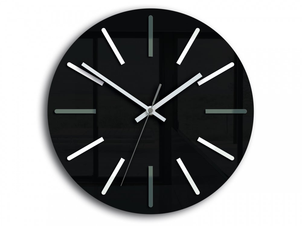Modus Decorative Zwarte Wandklok 30 cm