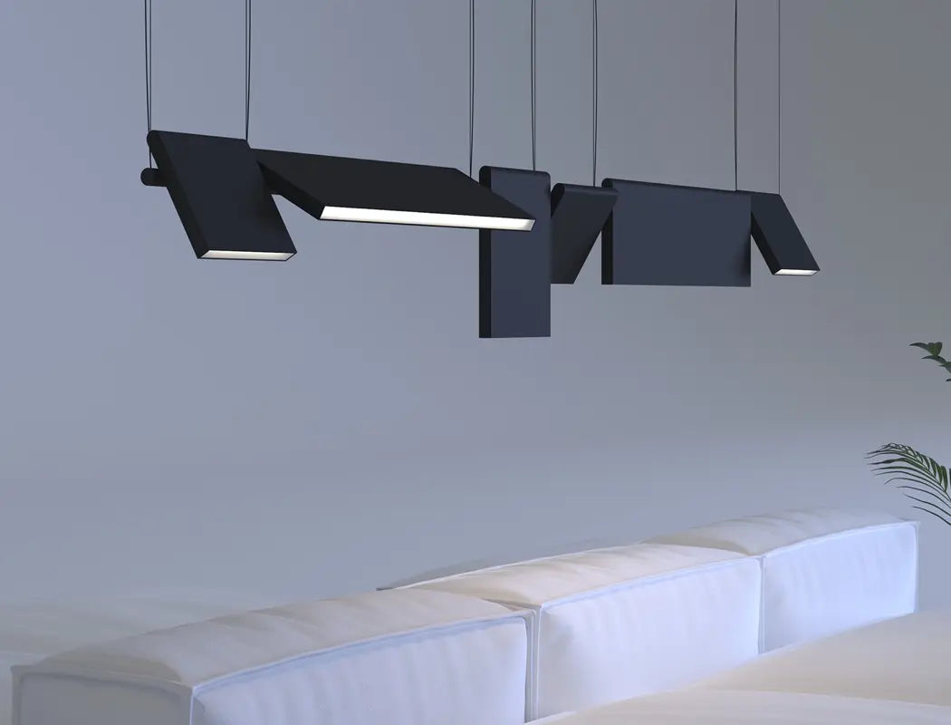Mexxo Zwart Design LED Hanglamp L148 CM