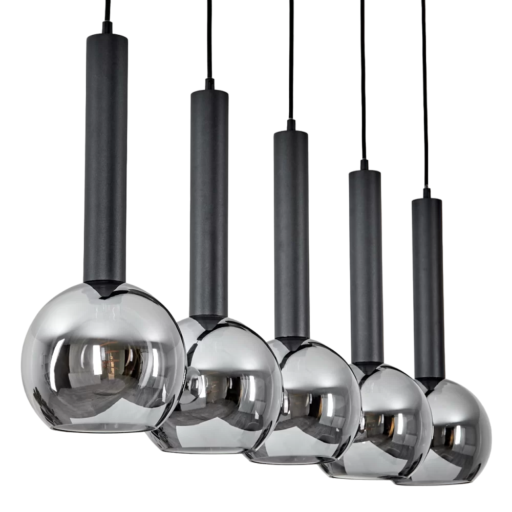 Mopa Moderne Glazen Hanglamp 5-lichtbronnen