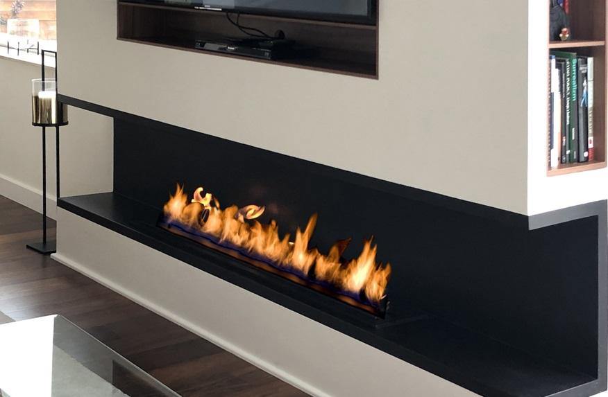 Izala Design Inbouwhaard 184 CM - Bioethanolhaarden