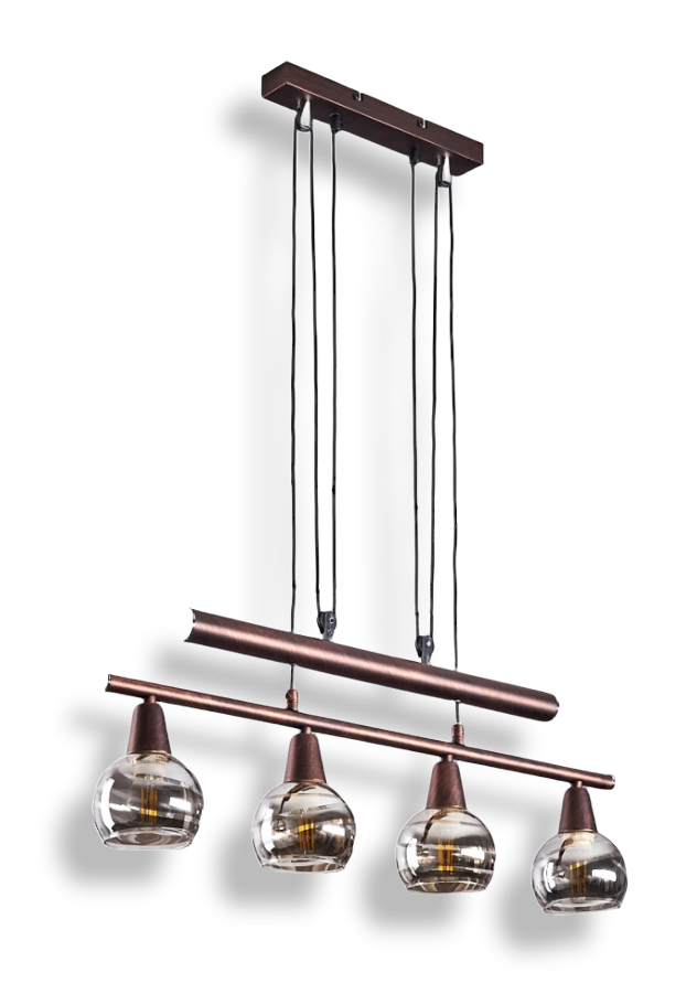 Loft Hanglamp Wara LED 4-Lichts
