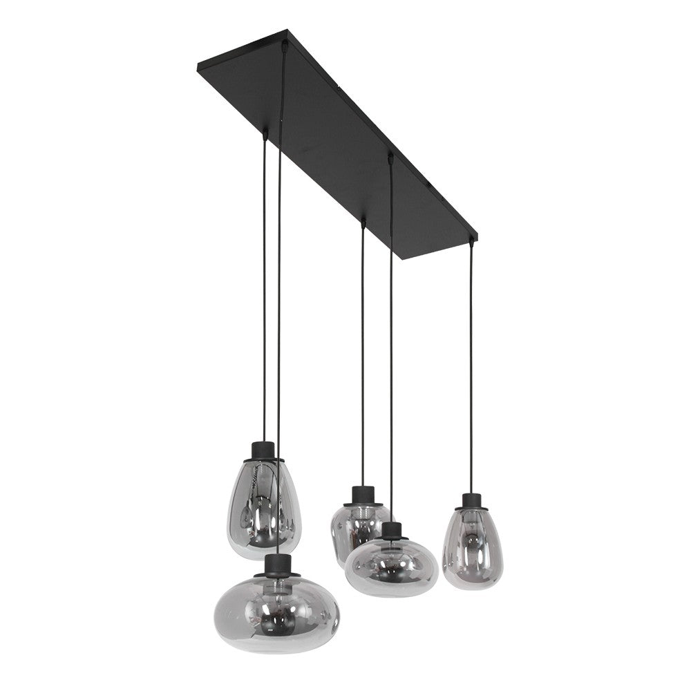 Reflex Hanglamp Zwart, 5-lichts