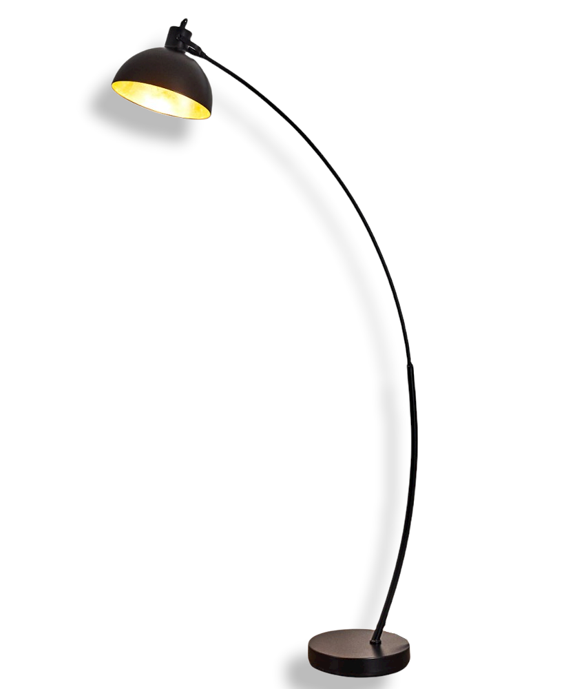 Vloerlamp Rola Zwart 1-Licht